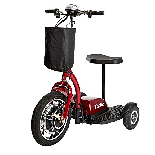 Drive Medical ZOOME3 Power Scooter, Red