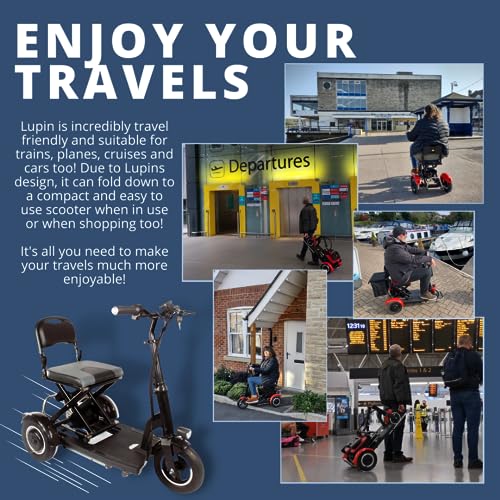 Lupin Lightweight Manual Fold-up Mobility Scooter