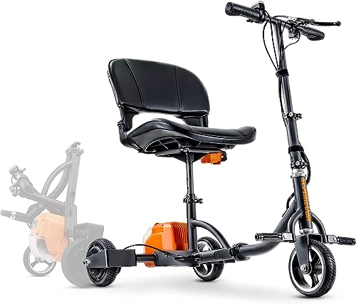 Ultra Lightweight 3 Wheel Folding Mobility Scooter
