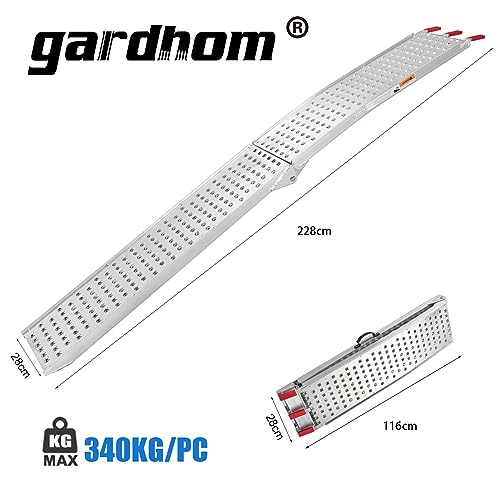 Gardhom 228x28cm Atv Loading Ramp Ultimate Mobility Solution