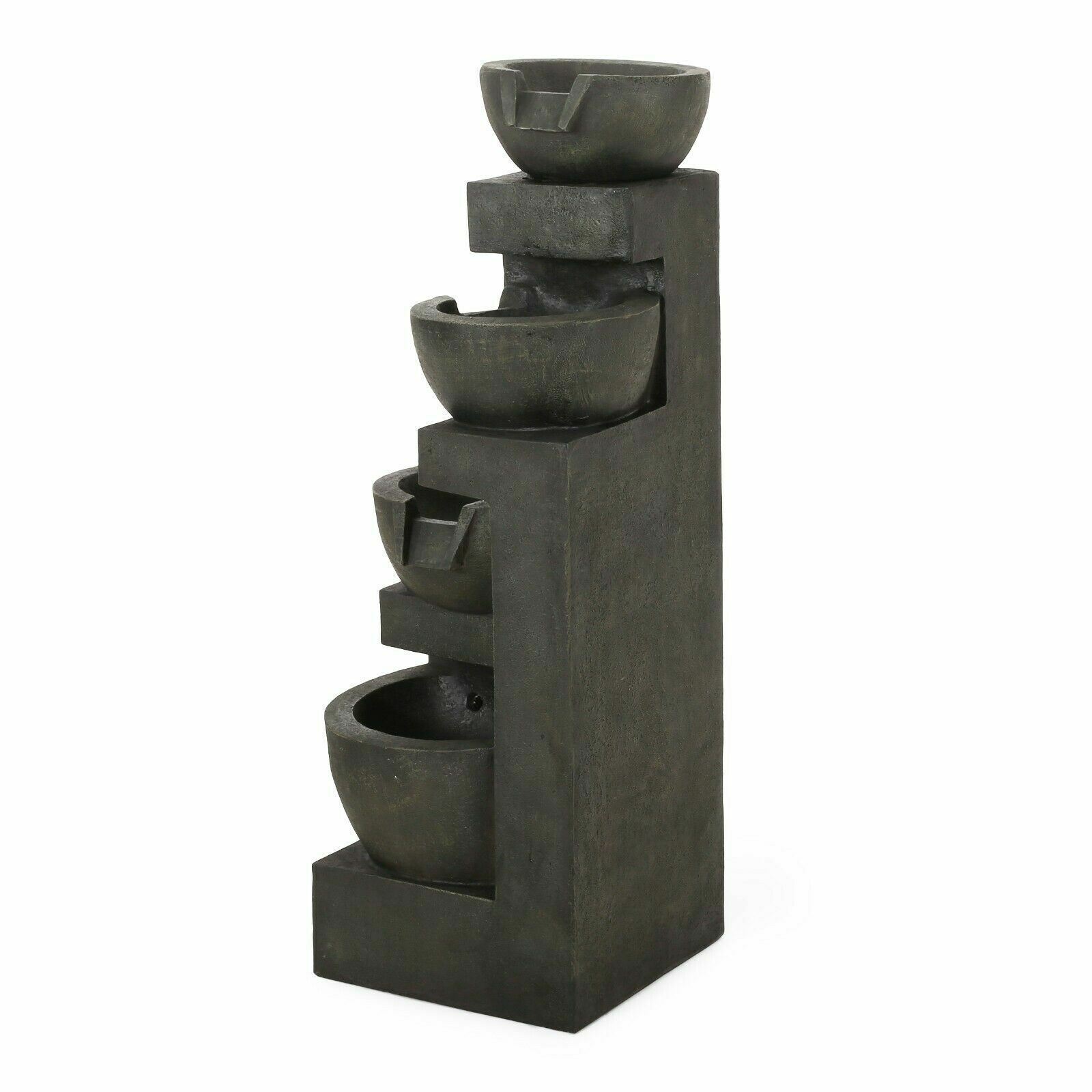 Ascot Outdoor Modern 3 Tier Fountain