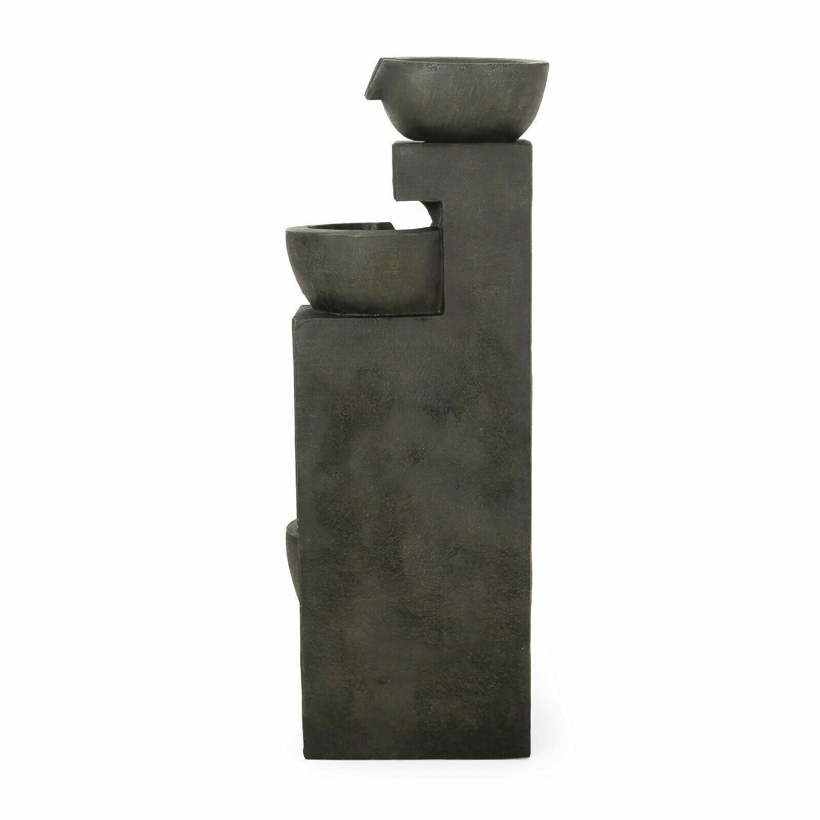 Ascot Outdoor Modern 3 Tier Fountain