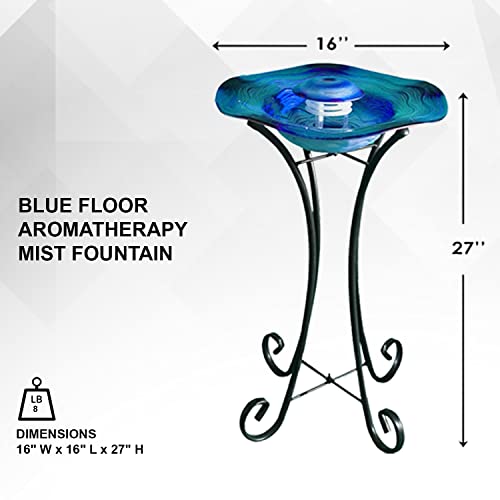 27" Tall Mist Fountain with Color-Changing LED Lights