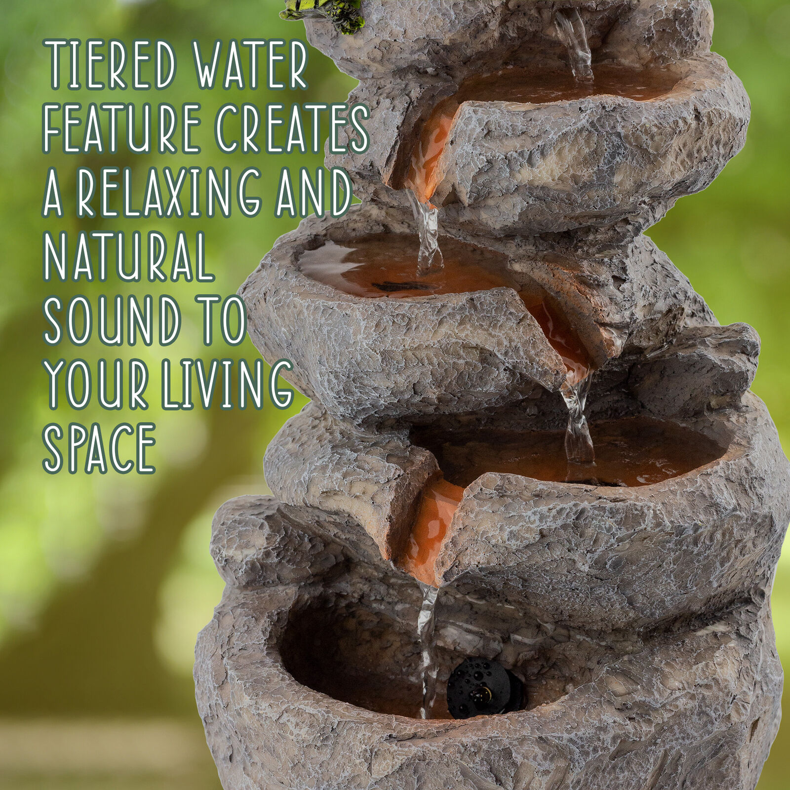 Turtle Tabletop Fountain adds serenity to any space