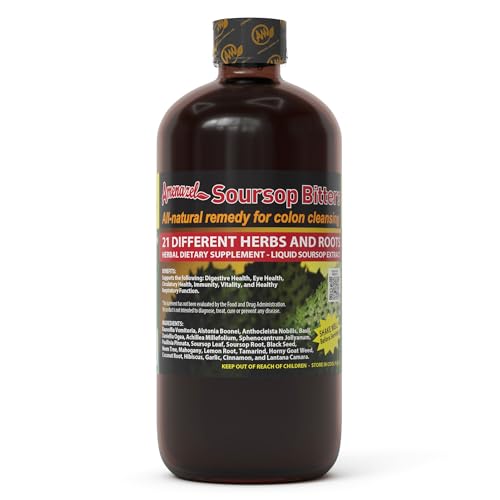 Organic 16oz Soursop Bitters with Amenazel Herbal Blend