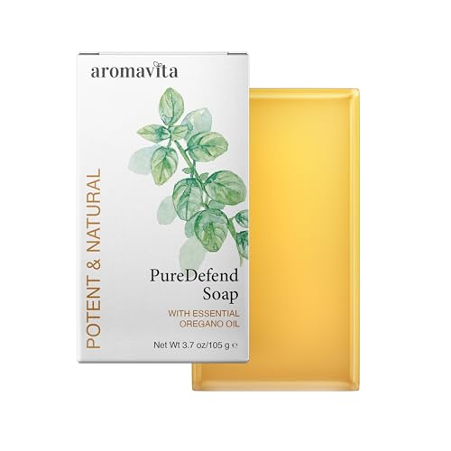 AROMAVITA Oregano Oil Soap - Natural Hand/Body Wash Bar