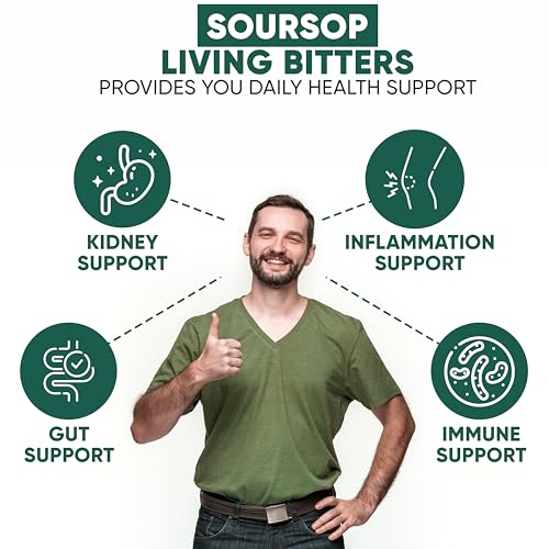 Soursop Bitters Liquid | Natural Wellness Supplement 16 OZ