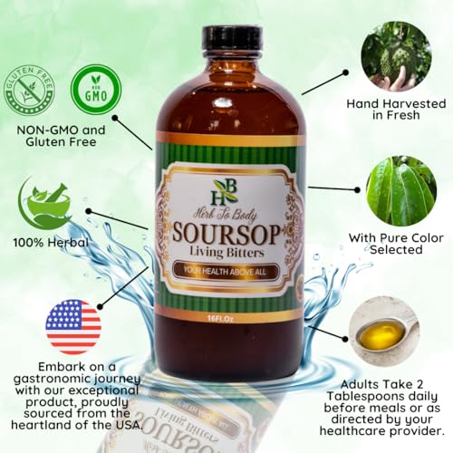 Soursop Living Bitter Herb 16 Ounce Supplement