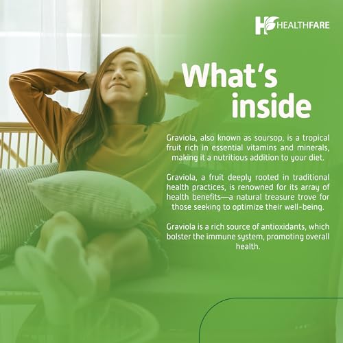 USA Made 5000mg Soursop Graviola Capsules | 200ct