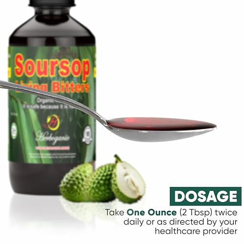 Soursop Bitters Liquid | Natural Wellness Supplement 16 OZ
