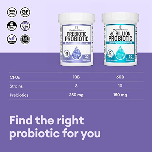 Prebiotic-Probiotic for Digestive Health - Physician's Choice