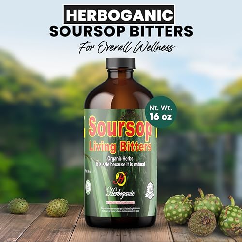 Soursop Bitters Liquid | Natural Wellness Supplement 16 OZ