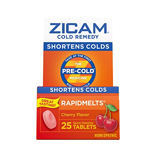 Zicam Zinc Cold Remedy RapidMelts Cherry 25ct