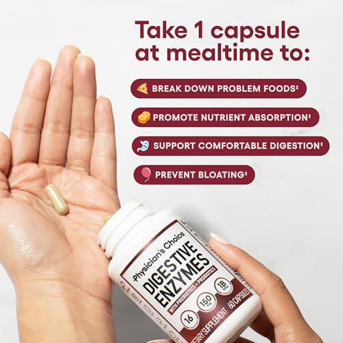 Digestive Enzymes with Prebiotics & Probiotics - 60ct