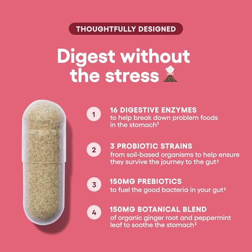 Digestive Enzymes with Prebiotics & Probiotics - 60ct