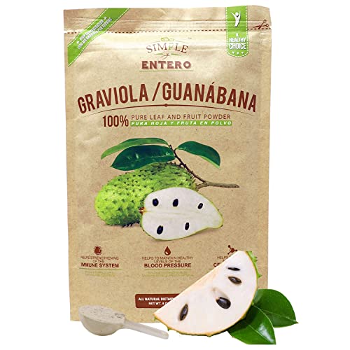 Pure Graviola/Guanabana Leaf Powder, Immune Boost, 8 oz