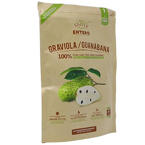 Pure Graviola/Guanabana Leaf Powder, Immune Boost, 8 oz