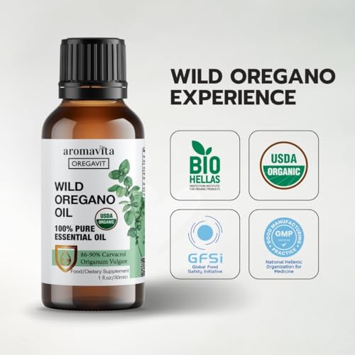 Wild Greek Oregano Oil - Immune Support Supplement