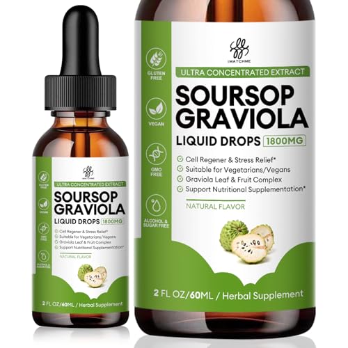 Soursop Graviola Liquid Drops for Health and Wellness