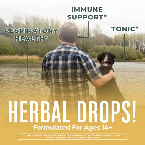 MaryRuth Organic Respiratory Health Drops with Mullein Leaf