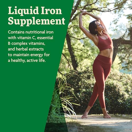 Floradix Vegetarian Iron Liquid Supplement: Energy Support (8 words)