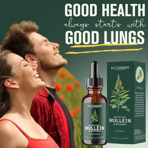 Mullein Leaf Extract for Better Lung Health - 1 Month