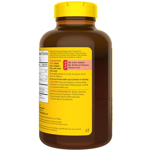 Nature Made Fish Oil Softgels: Healthy Heart Omega 3