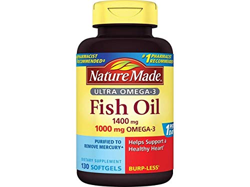 Nature Made Omega-3 Fish Oil 1400mg Softgels - 130 Ct