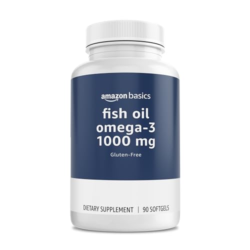 Amazon Basics Omega-3 Fish Oil Softgels 1000mg