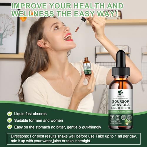 Soursop Graviola & Sea Moss Liquid Extract Blend