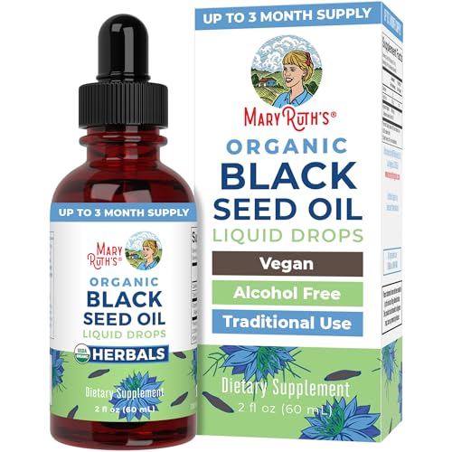 MaryRuth's Organic Black Seed Oil Drops - 3 Month Supply