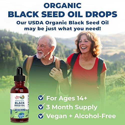 MaryRuth's Organic Black Seed Oil Drops - 3 Month Supply