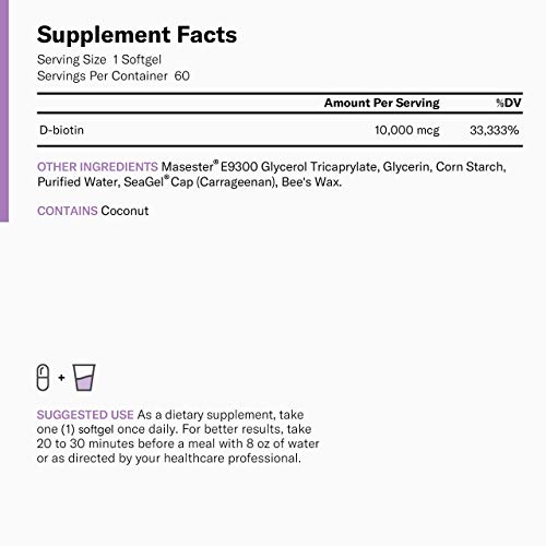 Women's Prebiotics, Probiotics & Biotin with Coconut Oil