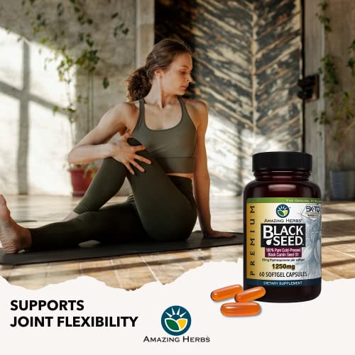 High Potency Black Seed Oil Capsules - 60 Count