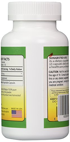 Graviola 1300mg Capsules – 100% Pure - 120 count