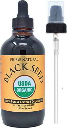 Certified Organic Black Seed Oil 4oz