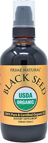 Certified Organic Black Seed Oil 4oz