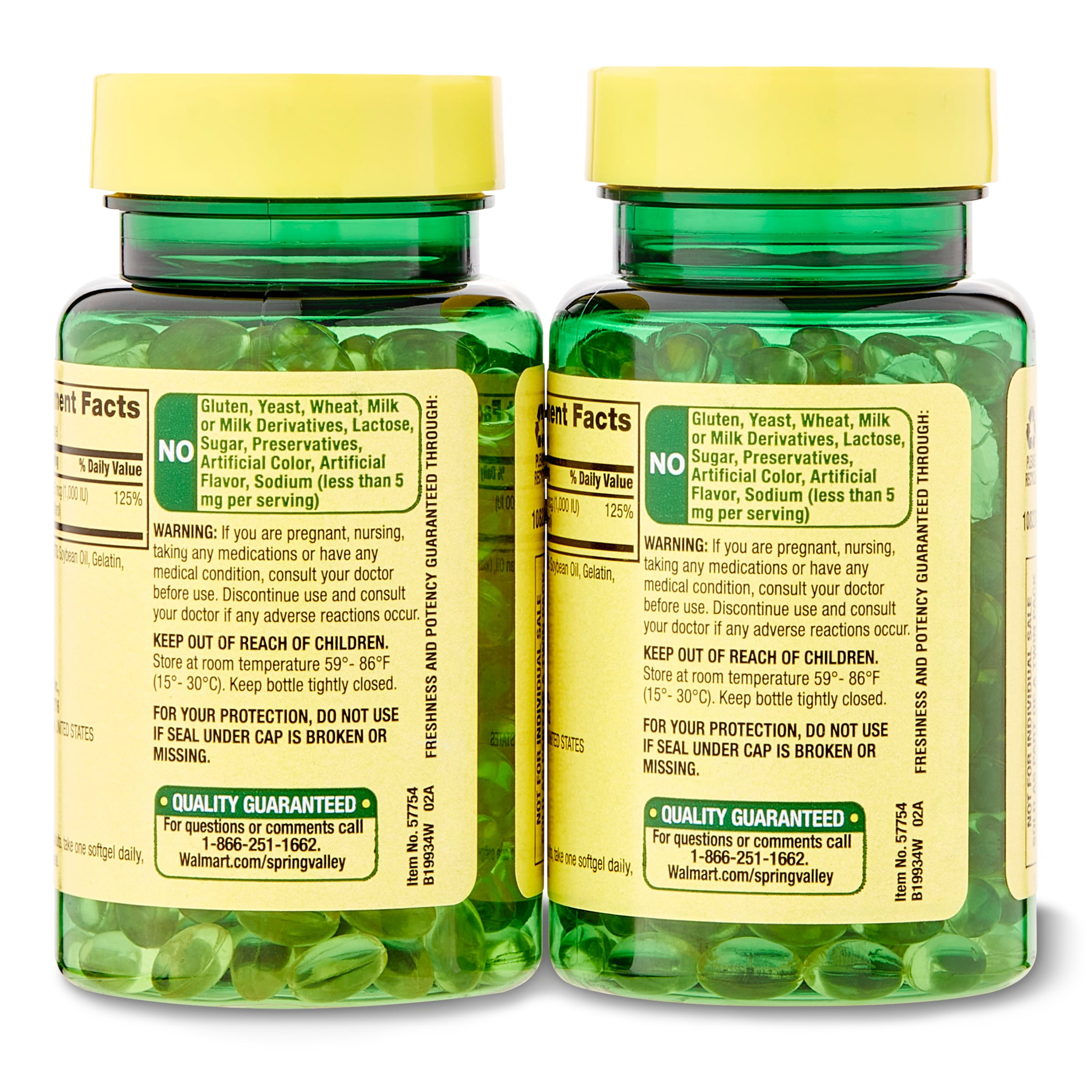 Vitamin D3 Softgels - 200ct (2pk)