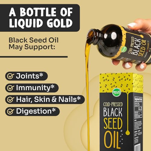 Maju Cold-Pressed Black Seed Oil, 8oz