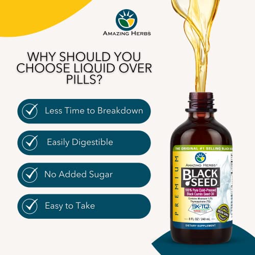 Premium Cold Pressed Black Seed Oil - 8oz