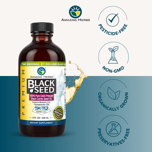 Premium Cold Pressed Black Seed Oil - 8oz