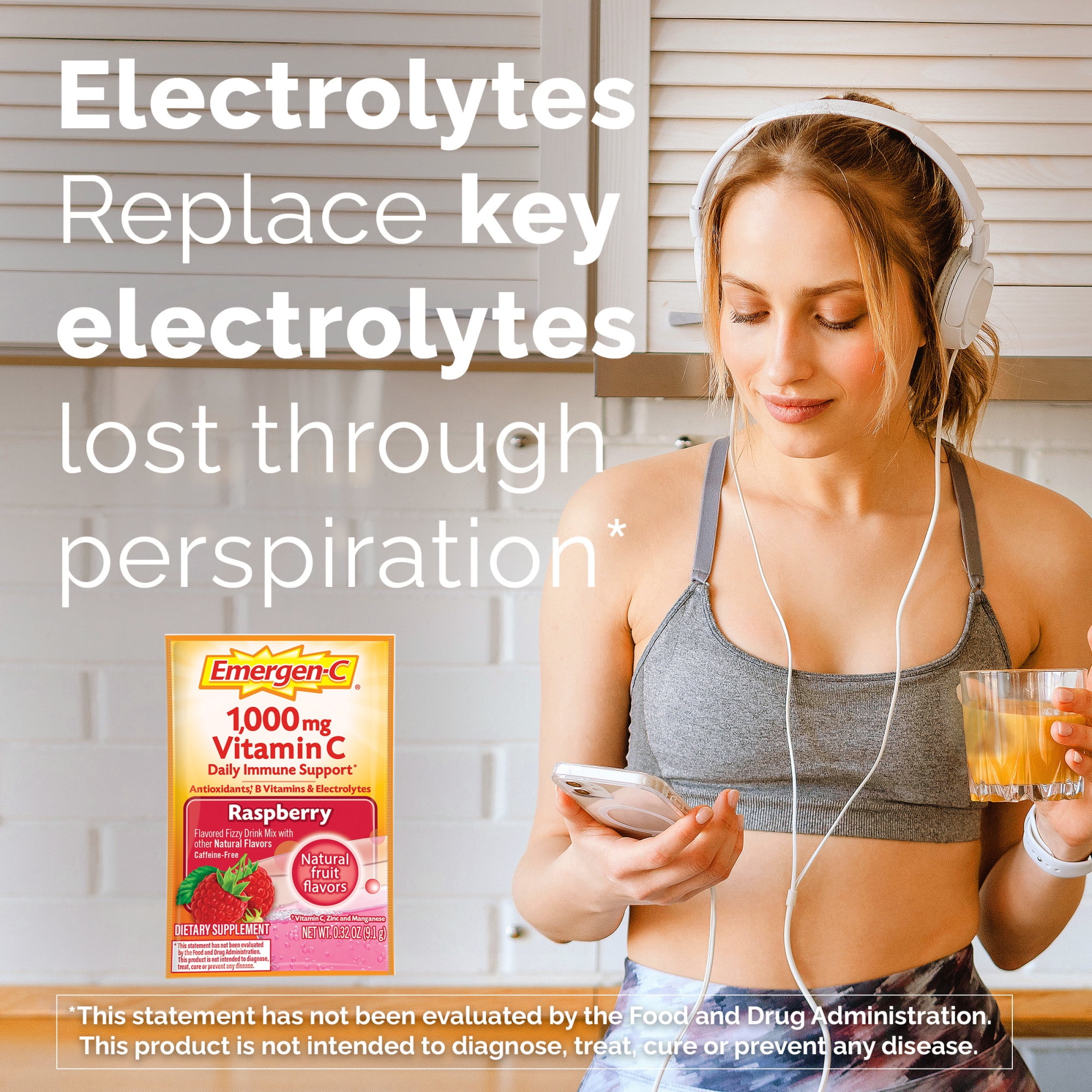 Emergen-C 1000mg for Immune Support - 30ct