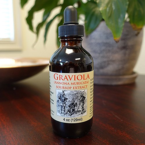 Organic Graviola Soursop Extract: Immune-Boosting Tincture (4oz)