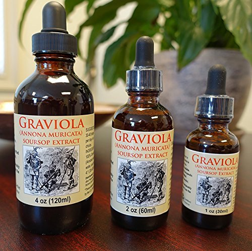 Organic Graviola Soursop Extract: Immune-Boosting Tincture (4oz)