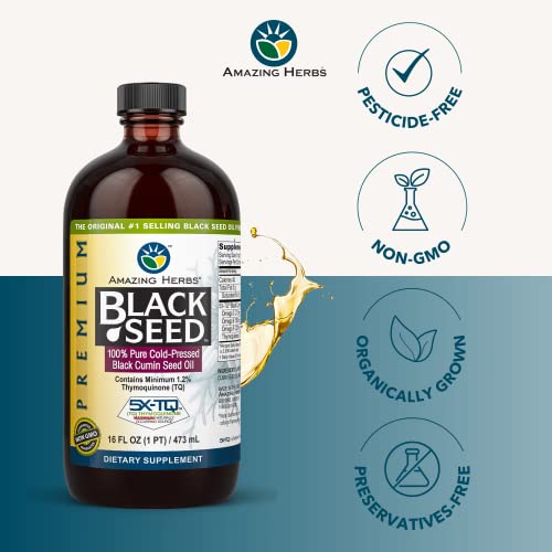 Premium Cold Pressed Black Seed Oil - 16oz