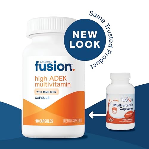 Bariatric Fusion High ADEK Multivitamin with Iron Capsules