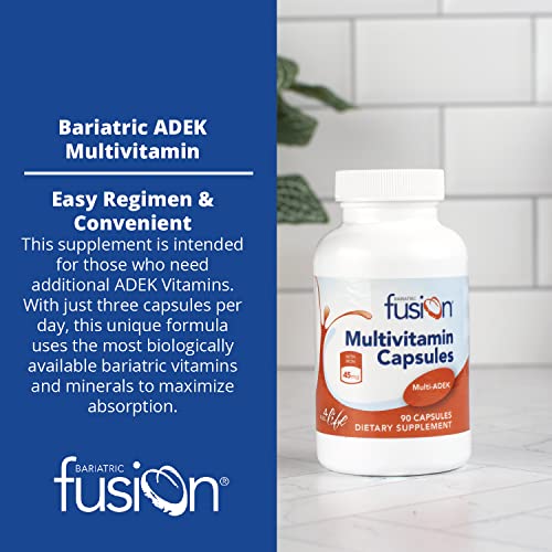 Bariatric Fusion High ADEK Multivitamin with Iron Capsules