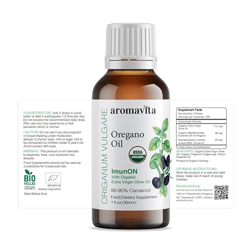 IMMUNE boost Oregano Oil Supplement - Vegan friendly