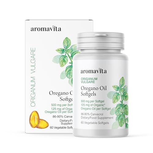 Organic Oregano Oil Capsules - Vegan Formula