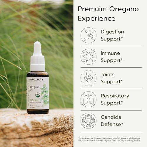Pure Greek Oregano Oil Extract Supplement